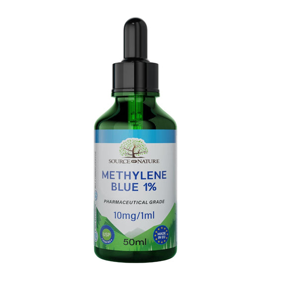 Methylene Blue Drops with Dropper, Improve Concentration and Enhance Memory, High Purity, Natural Plant Extract, Alleviate Painful (1 Pcs)
