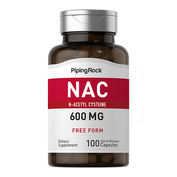 N-Acetyl Cysteine (NAC), 600 mg, 100 Quick Release Capsules - Naturhealth UK #