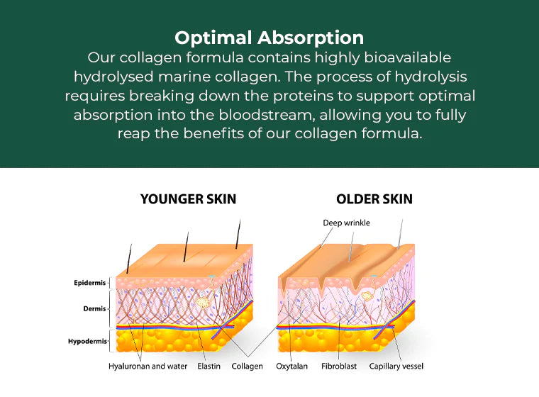 HEY NUTRITION COLLAGEN COMPLEX HYALURONIC ACID/SEA KELP - Naturhealth UK #