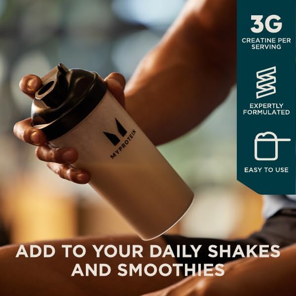 Myprotein Creatine Monohydrate Powder - 250g (83 x 3g Servings) - Pure Unflavoured - Scientifically Proven to Help Increase Power and Physical Performance - Naturhealth UK #