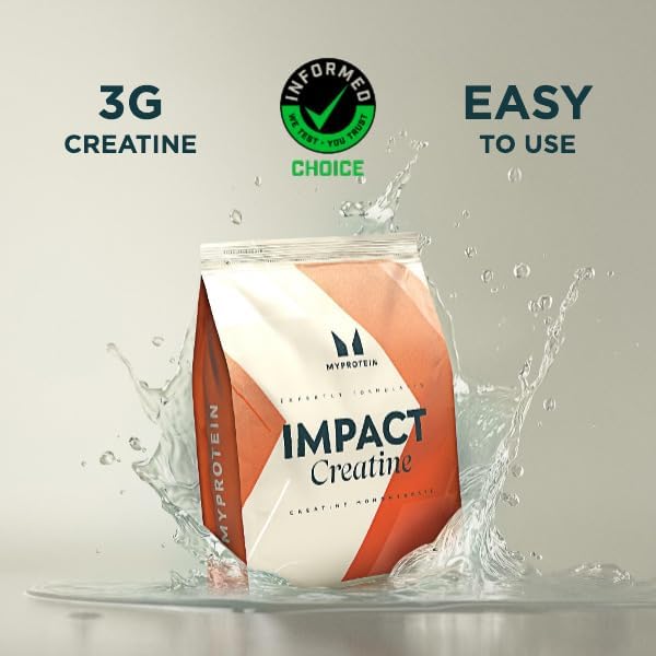 Myprotein Creatine Monohydrate Powder - 250g (83 x 3g Servings) - Pure Unflavoured - Scientifically Proven to Help Increase Power and Physical Performance - Naturhealth UK #