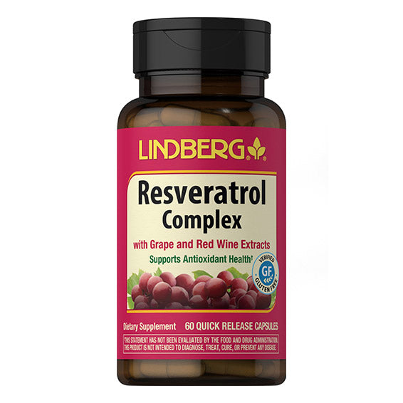 Resveratrol Complex, 60 Quick Release Capsules - Naturhealth UK #